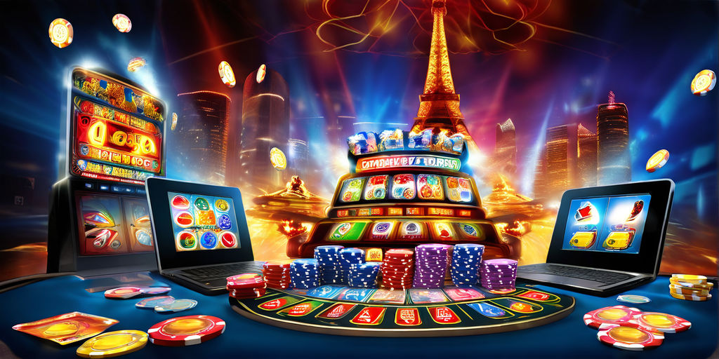 an-online-casino-graphics-illustrative-environment-featuring-slot-machines-with-myriad-themes-and-ca